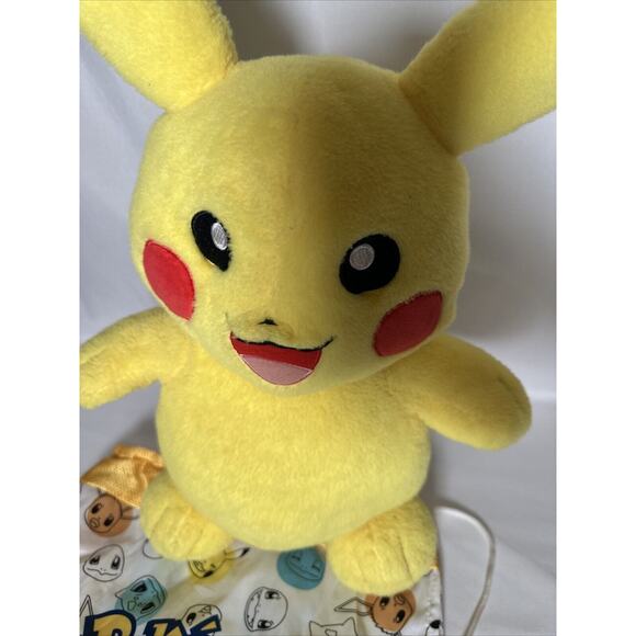 Build A Bear Pokemon Pikachu Plush Stuffed Toy 18" BAB With Original Bag - Picture 3 of 10